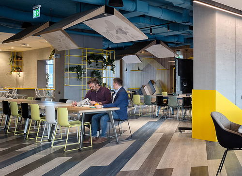 時尚辦公網 辦公設計 設計欣賞 靈動多變 塞爾維亞tech l05開發部門辦公室創新設計欣賞